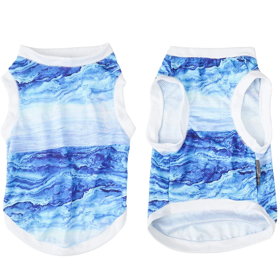 Summer Dog Cooling Vest Lightweight Breathable Dog Clothes Dog Cat Vest Pet Instant Cooling Shirt Puppy Accessories