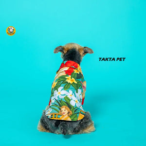 Hawaiian Beach Style Dog T-Shirts Thin Breathable Summer Dog Clothes for Small Dogs Puppy Pet Cat Vest Chihuahua Yorkies Poodle
