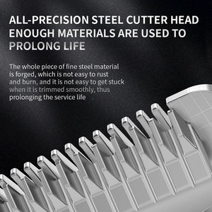 Professional Dog Hair Clipper All Metal Rechargeable Pet Trimmer Cat Shaver Cutting Machine Puppy Grooming Haircut Low Noice