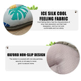Pet Cool Pad Square Dog Paw Print Comfortable Breathable Cat Mat Cool Cat Nest Pet Printed Ice Pad Pet Supplies Summer Dog